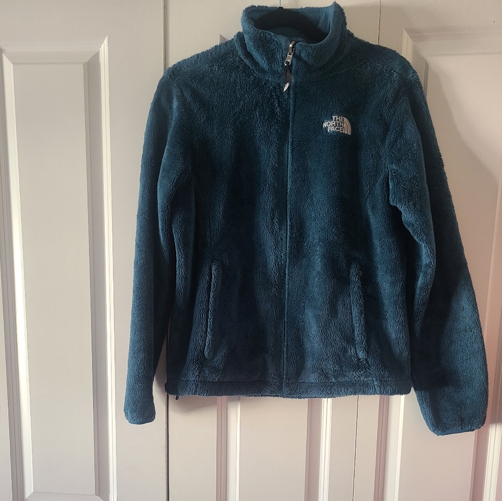 💚The Northface green fleece jacket